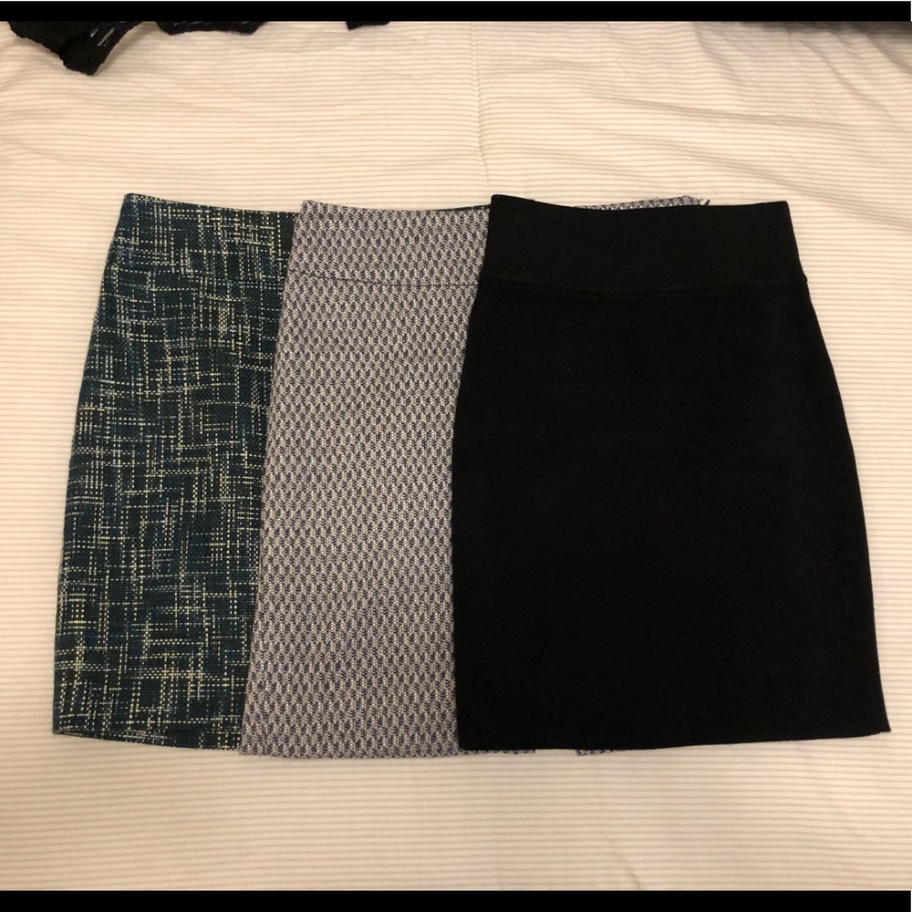 Lot of 3 pencil skirts: 2 THE LIMITED, 1 EXPRESS